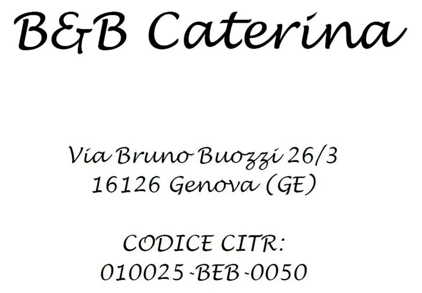 Caterina Bed & Breakfast Genua